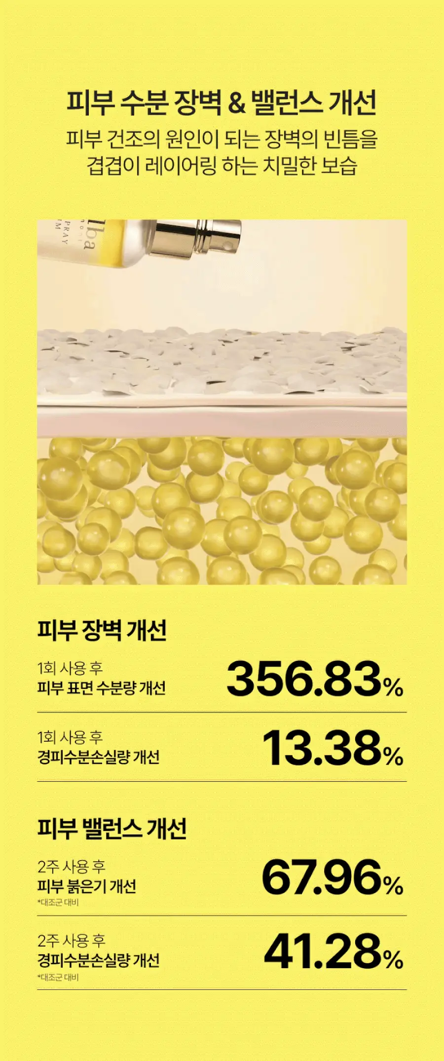 [26년 신형/보습광채] 달바 퍼스트 스프레이 세럼 펩타이드 100ml 더블기획 상세페이지 18